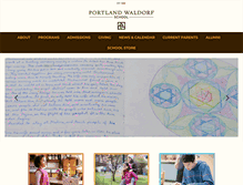 Tablet Screenshot of portlandwaldorf.org